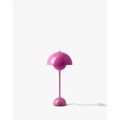 Flowerpot Bordslampa VP3, Tangy Pink 50cm