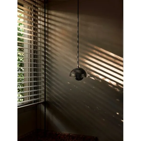 Flowerpot Pendant VP10, Chrome-plated 16cm