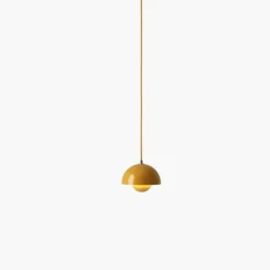 Flowerpot Pendant VP10, Mustard 16cm
