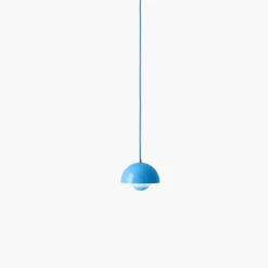 Flowerpot Pendant VP10, Swim Blue 16cm