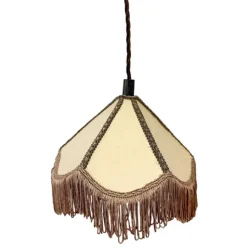 Fönsterlampa Virelia, Beige/brun