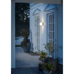 Foggia vägglykta LED, antracit/opal
