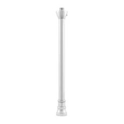 Förlängningsrör förnicklad mässing, 20cm