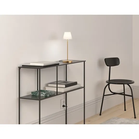 Gil bordslampa satin mässing G9