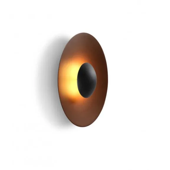 Ginger Vägglampa, rostbrun Ø42