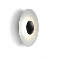 Ginger Vägglampa, vit Ø60