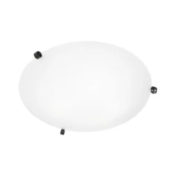 Ögla plafond, svart/vit 55cm