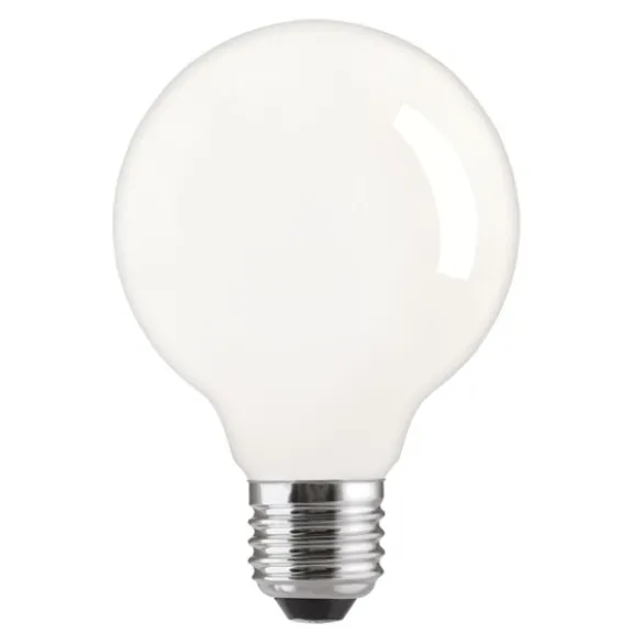 Glödlampa glob opal E27, 100W 125mm