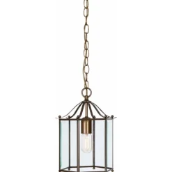 Glimminge taklampa, oxid/klarglas 33,5cm