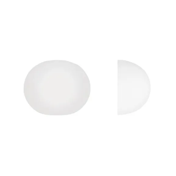 Glo-ball vägglampa, opalglas Ø33