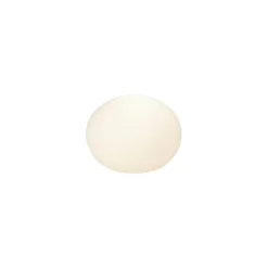 GLOBUS bordslampa, vit 13cm