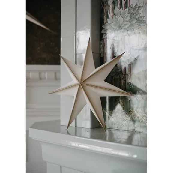 Gloria D45 vit med champagne glitter
