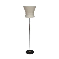 Golvlampa Bow Svart - Large Cream White