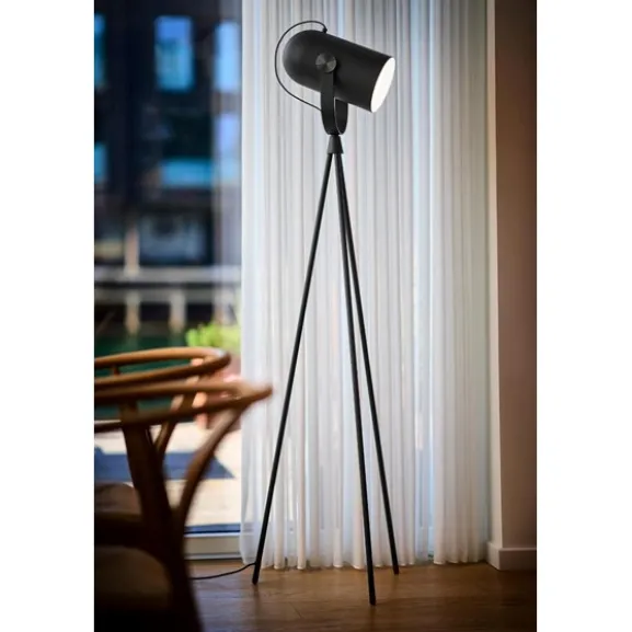 Golvlampa CARRONADE II Svart/Svart