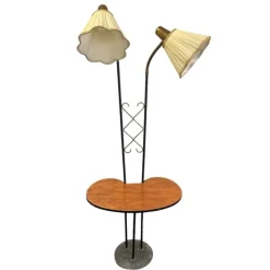 Golvlampa med bord Vera 2-arm