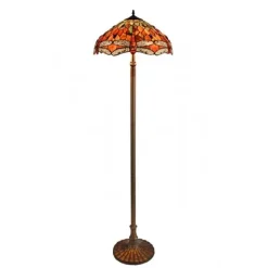 Golvlampa Trollslända Ädelsten / Dragonfly 46cm