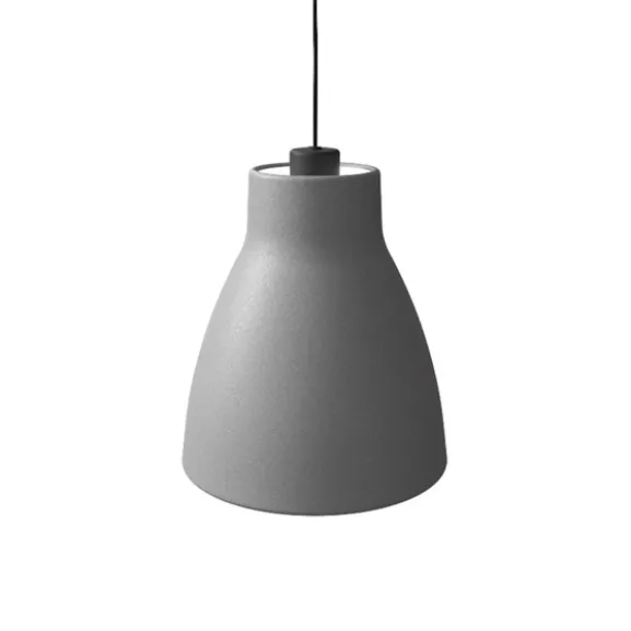 Gong pendel D250 concrete/svart struktur