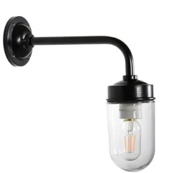 Gårdslampa Funkis, svart