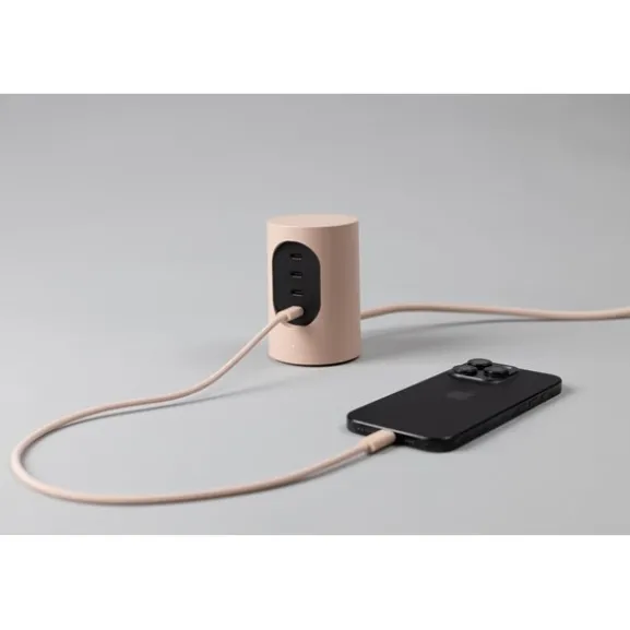 Grenuttag USB-C Cylindrical UX1 Pale Pink