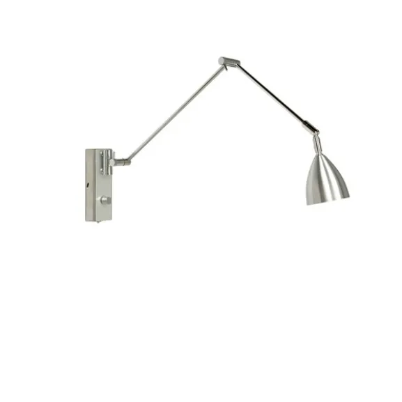 Guru vägglampa LED, aluminium/krom 60cm