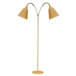Haga golvlampa tvåarmad, sand 140cm