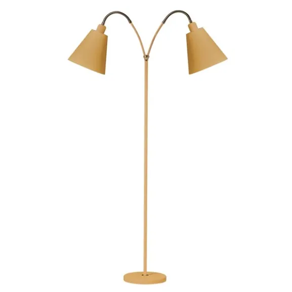 Haga golvlampa tvåarmad, sand 140cm