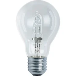 Halogen normal klar E27, 18W(25W)