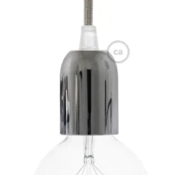 Halvsfärisk lamphållare E27