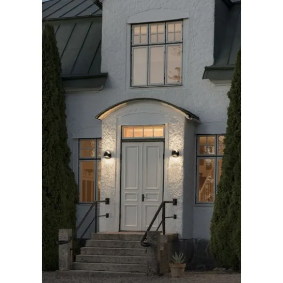 Hild vägglykta 2x5W LED, dimbar svart