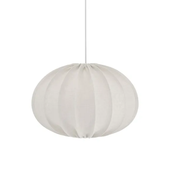 Hilma Takskärm Lin Natur/vit 40cm