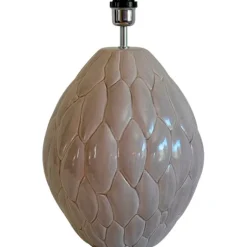 Honeycomb Lampfot Broken mud grey 28cm