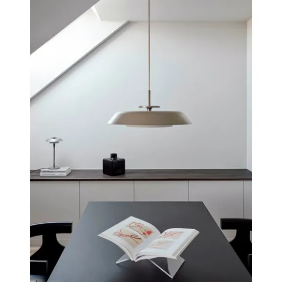 Horisont bordslampa, metallic champange 20cm