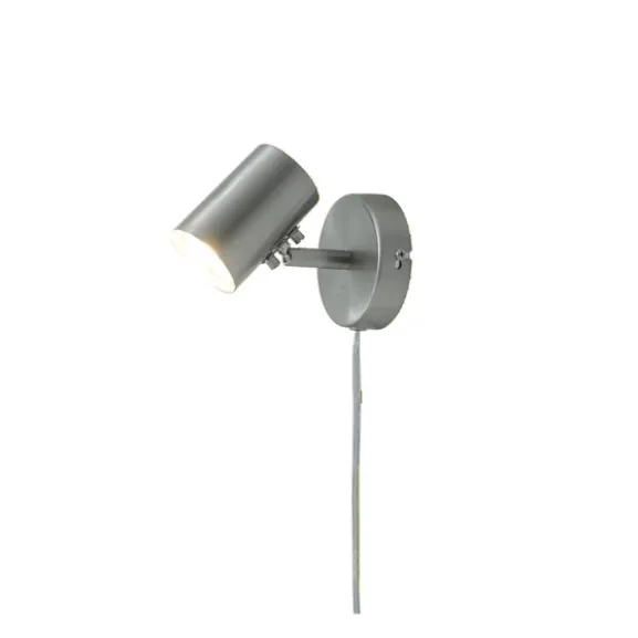 HUGIN vägglampa, stål GU10