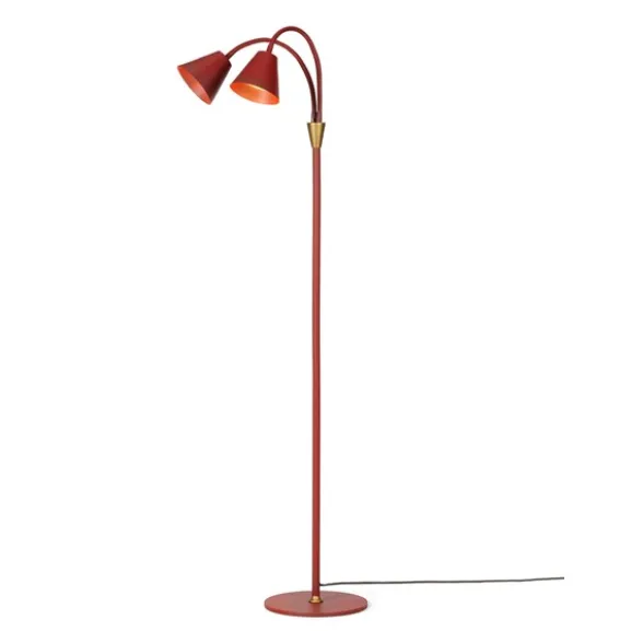 Hygge golvlampa 2-arm, Maroon