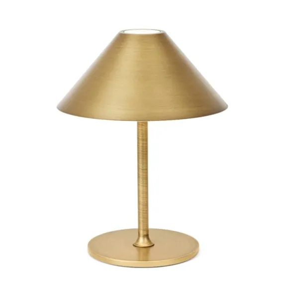 Hygge portabel bordslampa Mässing Ø19