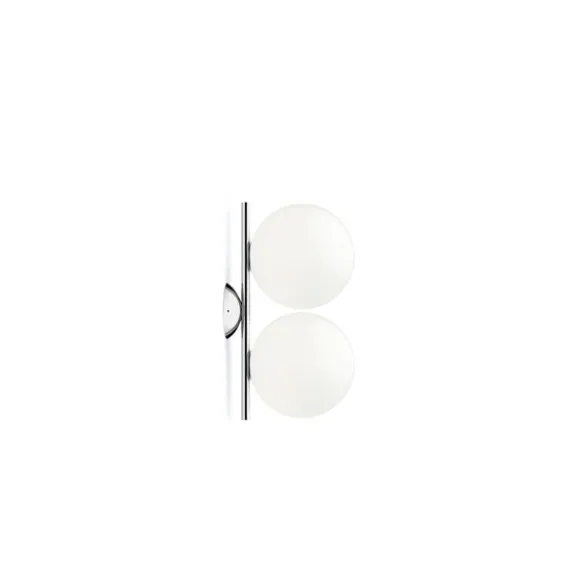 IC Lights C/W1 dubbel plafond, krom 42cm