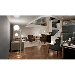 IC Lights F2 golvlampa, krom 185cm