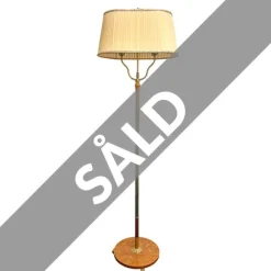 Isabella golvlampa, mässing/trä