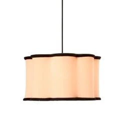 Judy lampskärm Natur/svart 35cm