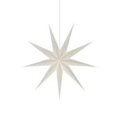 Julstjärna Alicia D90 vit