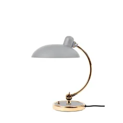 Kaiser Idell Luxus Bordslampa, Easy grey/brass