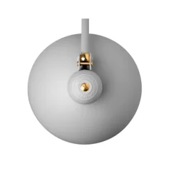 Kaiser Idell Luxus Bordslampa, Easy grey/brass