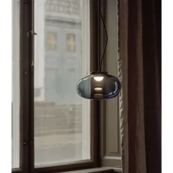 Karl-Johan pendel LED, Smoked Glass Ø23
