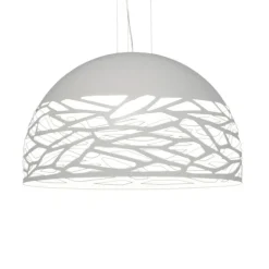 Kelly large dome pendel, vit 80cm