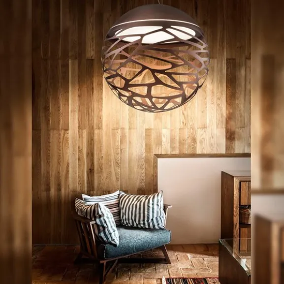 Kelly large sphere pendel, vit 80cm