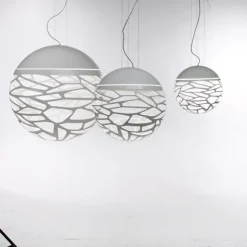 Kelly large sphere pendel, vit 80cm