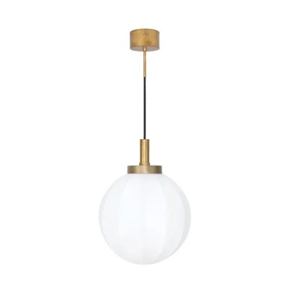 Klyfta 1 taklampa, råmässing/mattopal 30cm