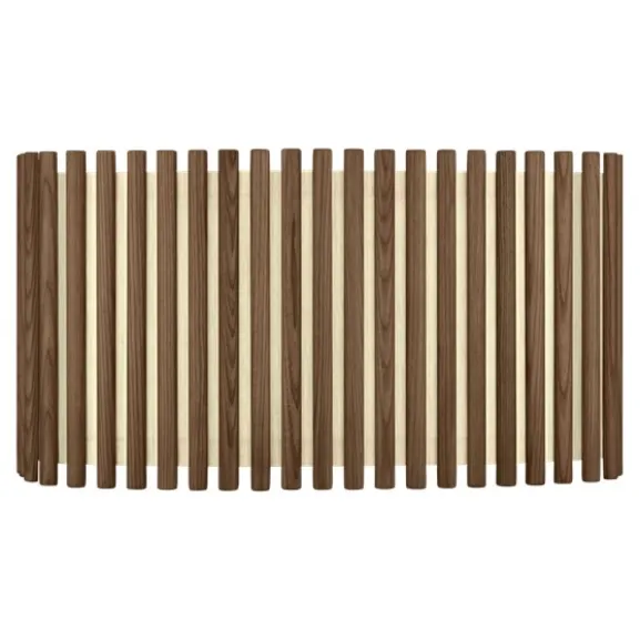Komorebi lampskärm large rectangular, mörkbetsad ek