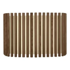 Komorebi lampskärm large square, mörkbetsad ek