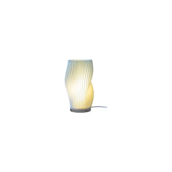 Korall Bordslampa, Vit/Trä